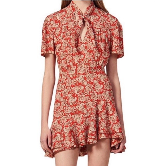 Sandro Dresses & Skirts - Sandro lane paisley dress 38